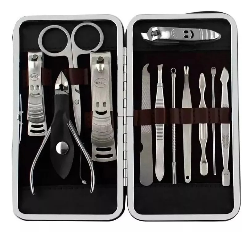 Kit Manicure Set Para Uñas Corta Uñas Set Pedicure Kit Uñas 12P