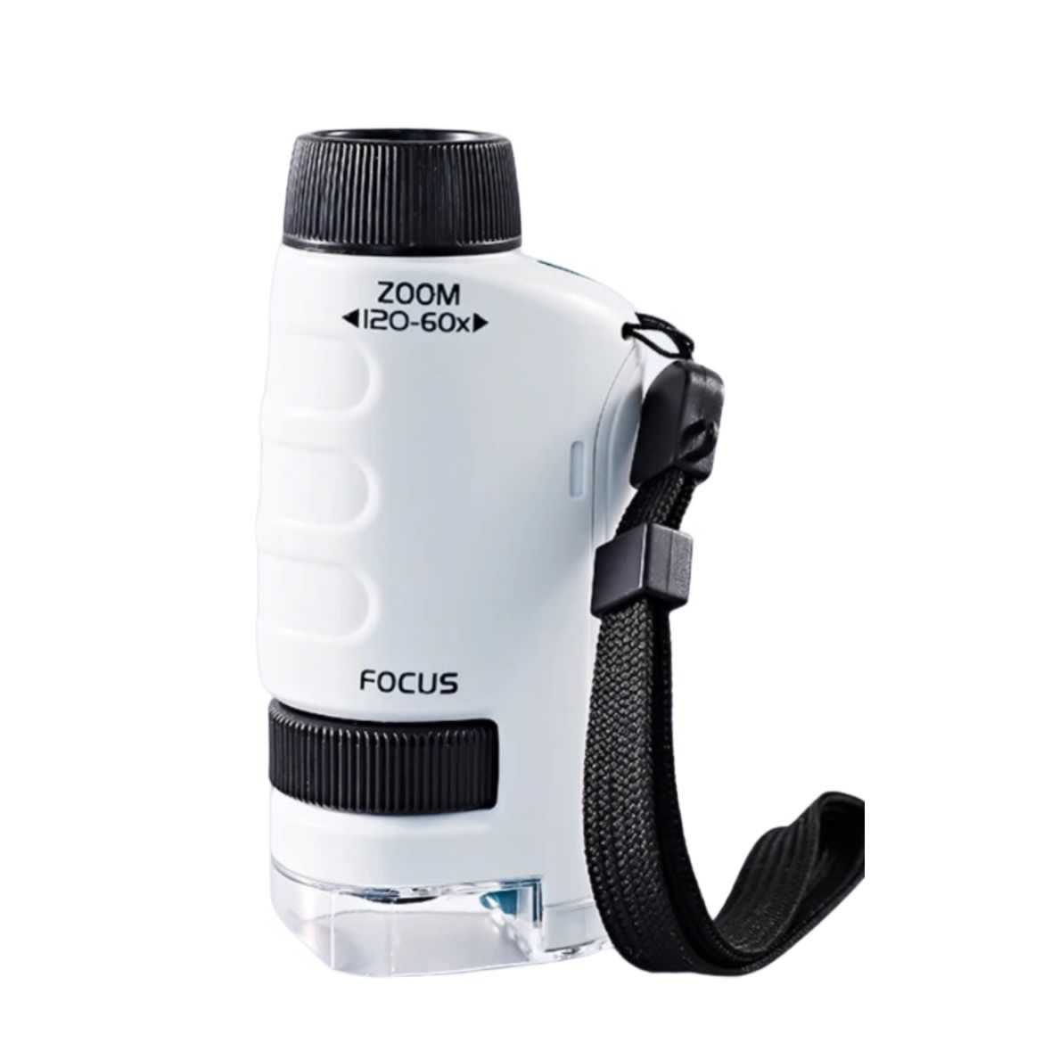 Microscopio Lupa De Bolsillo Luz Led/ 60x
