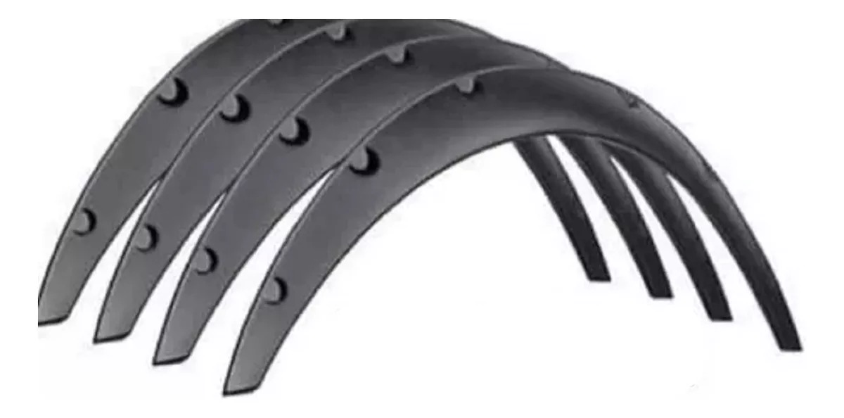 Fender Flares Negro Flexible Universal X4