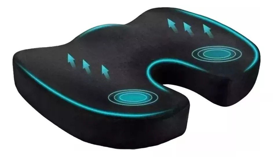 Cojín Asiento De Coche Oficina Ergonómico Coxis Ortopédico