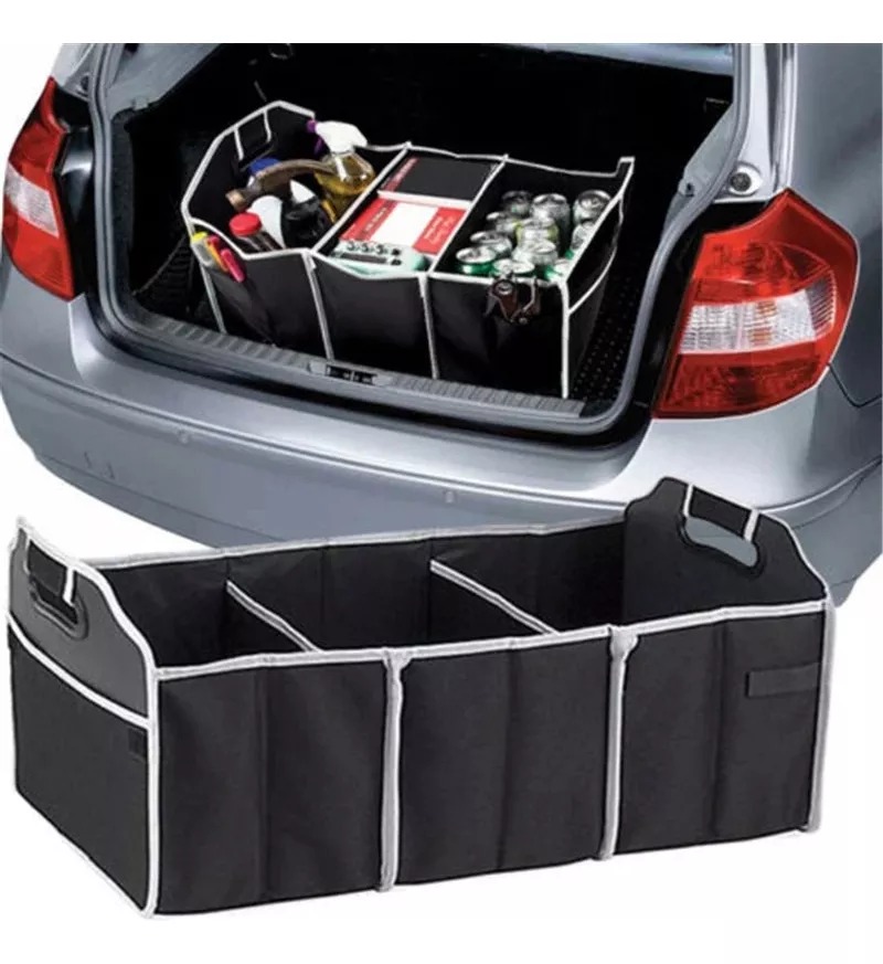 Organizador Auto Caja Bolso Plegable Maletero Vehiculos