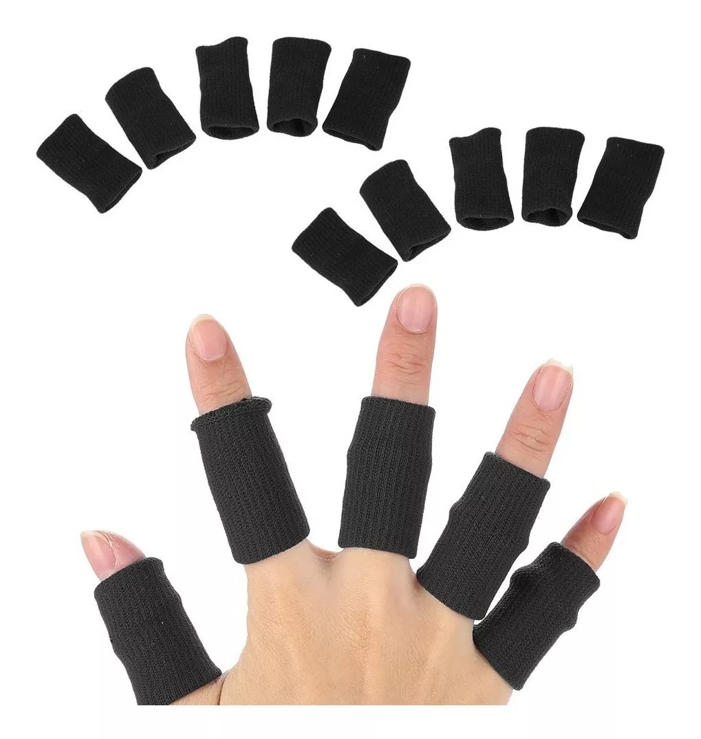 10 Protector De Dedos Deporte Soporte Elástico Vendas Basket