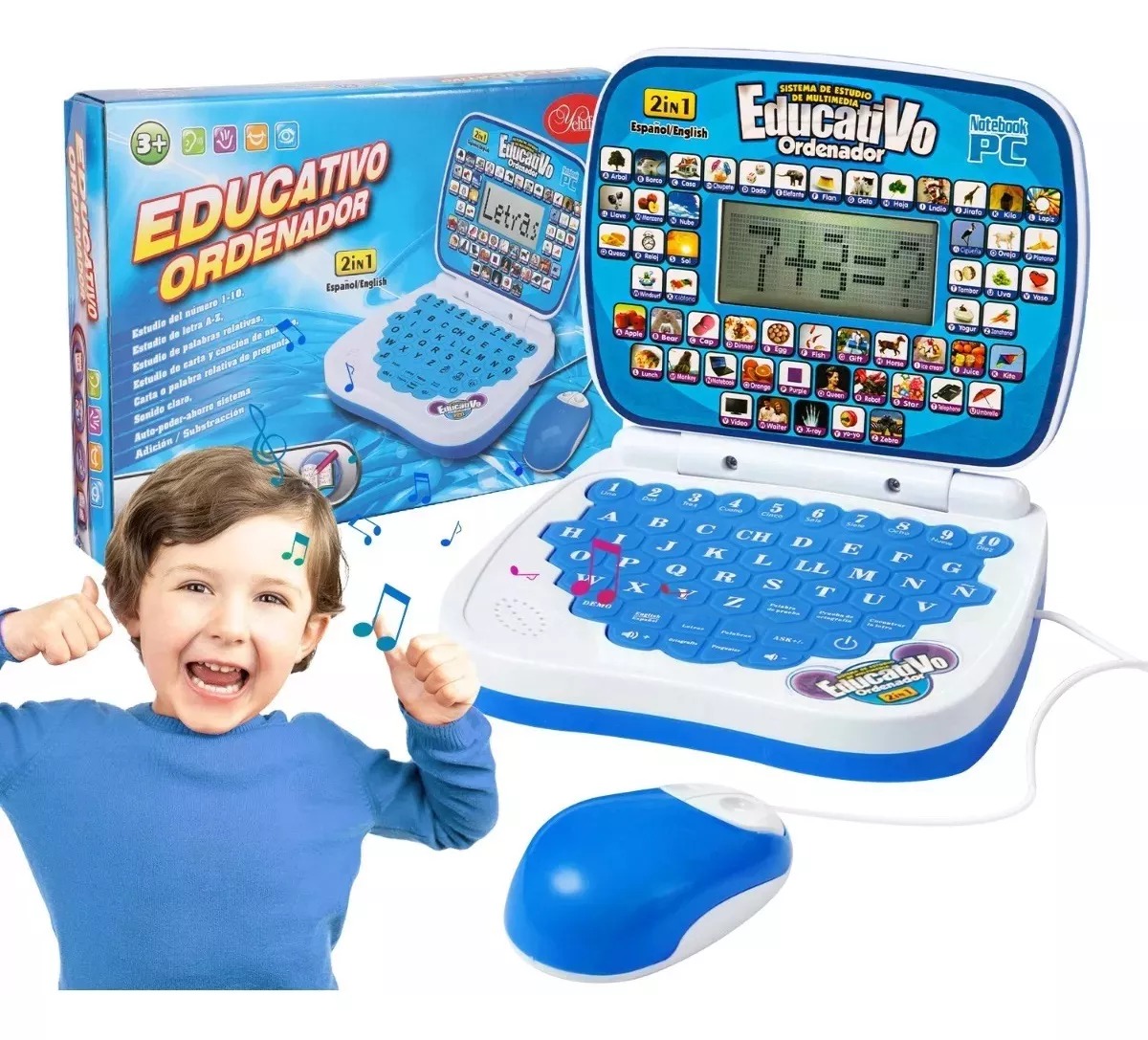 Ordenador Didactico Computadora Didactica Notebook