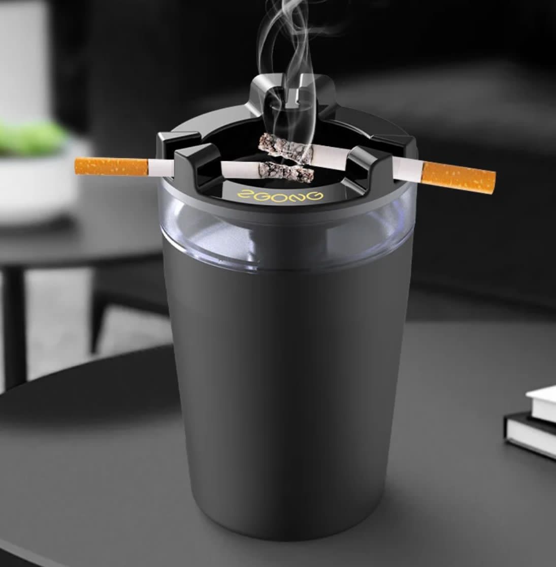 Cenicero Universal Para Autos Camionetas Monedero Agua
