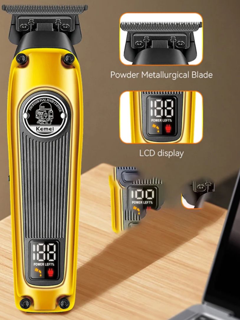 Cortadora De Pelo Eléctrica Kemei Barber Km-1855