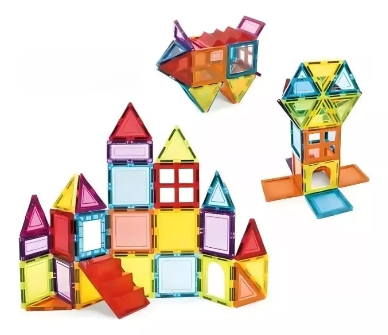 Juego De Construcción Imanes Magnéticos 26 Piezas 3d Niños
