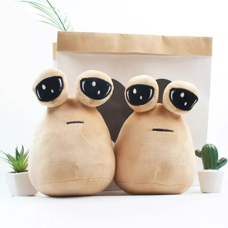 Peluche Pou Triste Mascota Virtual Tik Tok 22 Cm