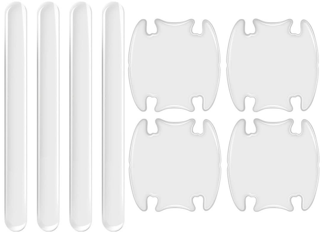 Set De 8 Piezas Protectores Para Puertas Y Manijas Auto Trd