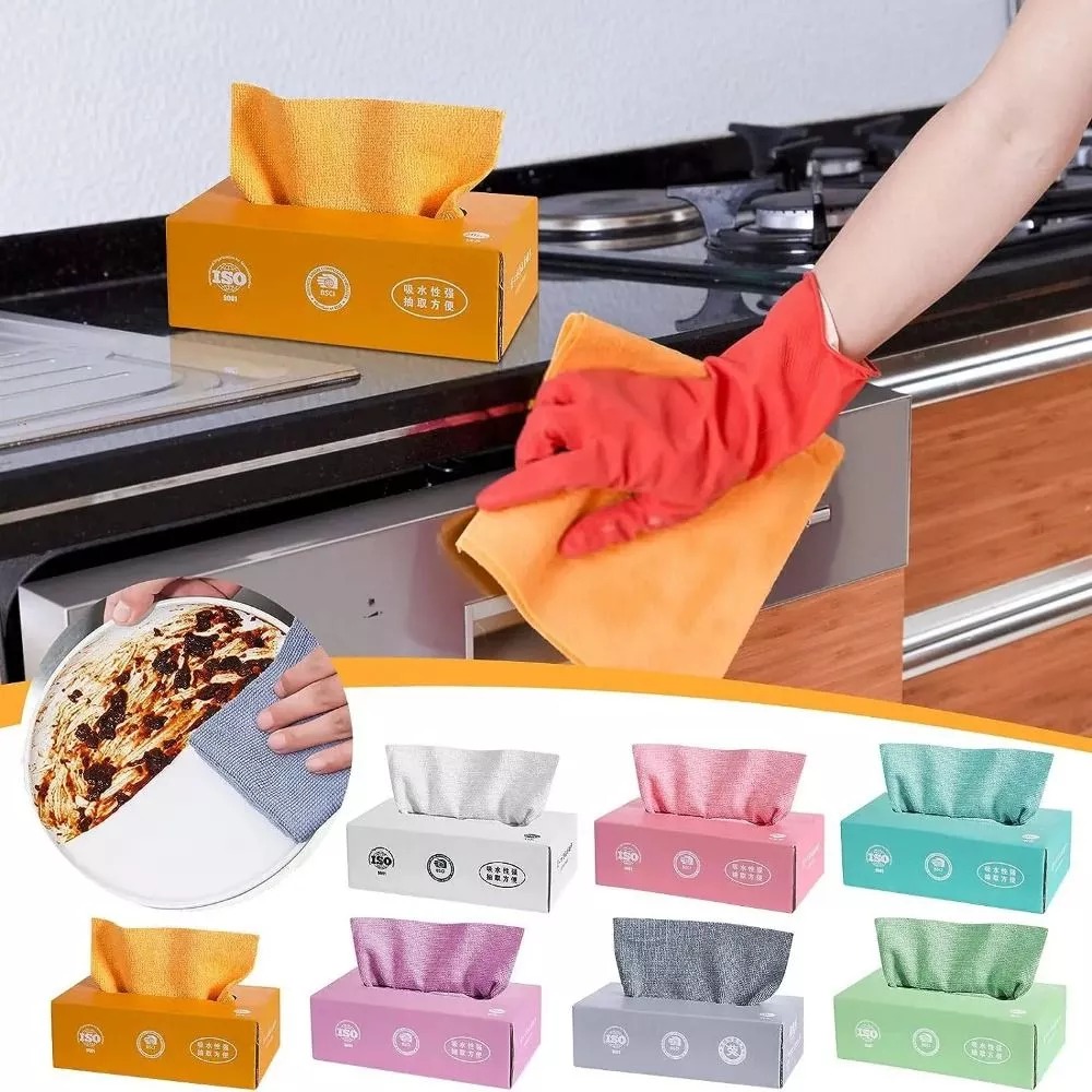 Caja 20 Paños Microtejidos Paño de Limpieza Lavables