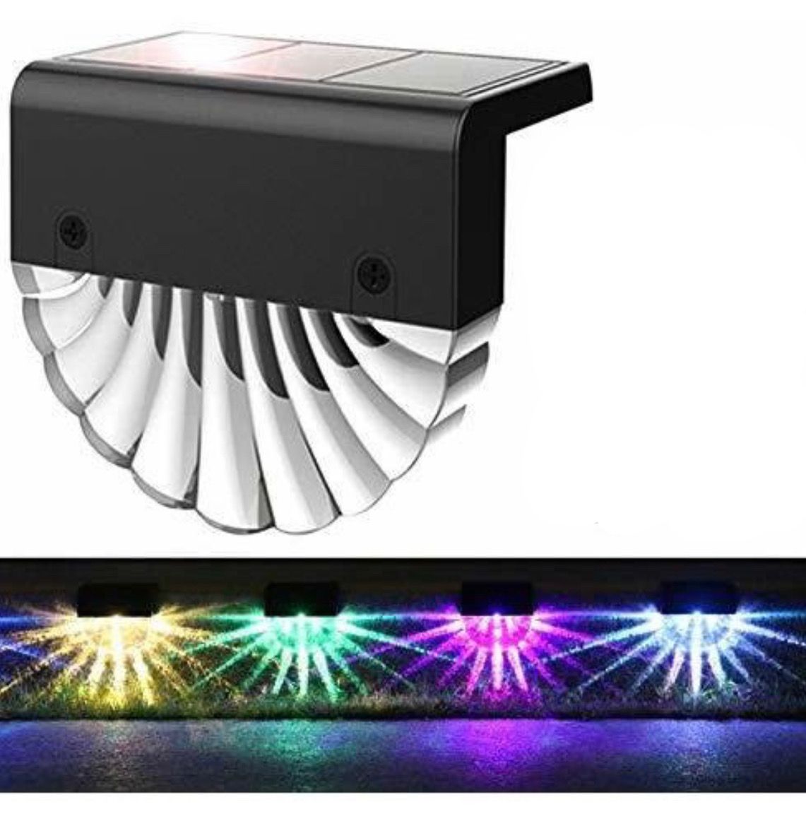 Luz Solar Para Terraza, Luz Impermeable Para Escaleras
