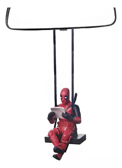 Adorno Colgante Retrovisor De Auto Deadpool Oscilante