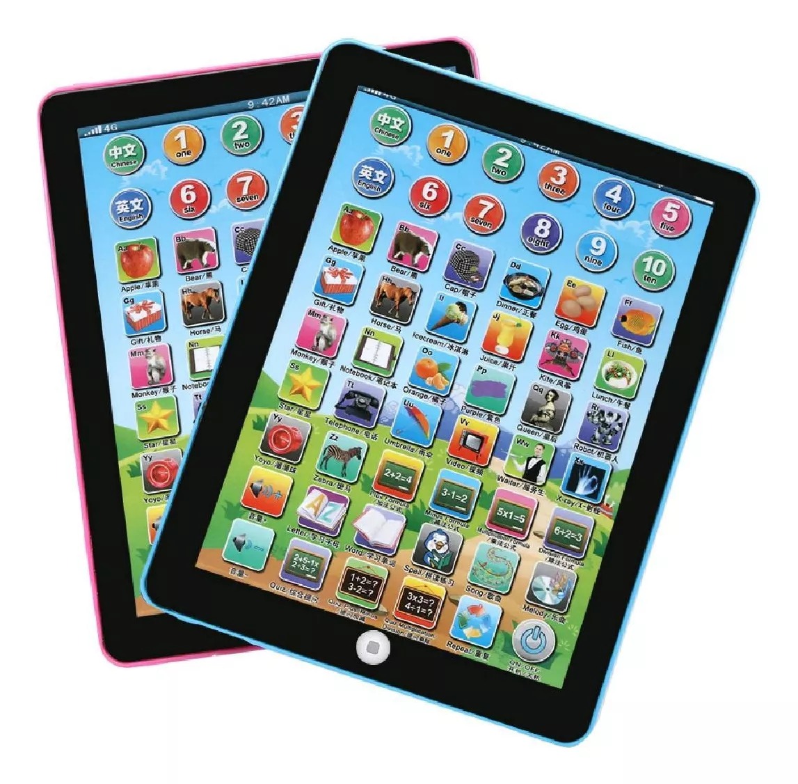 Tablet Didáctica Interactiva Musical Abecedario matemáticas