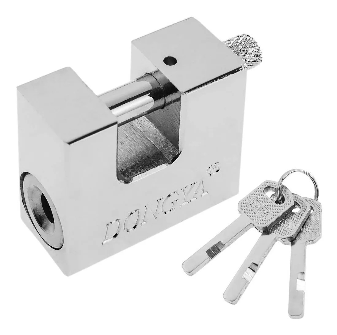 Candado De Seguridad Anti Napoleón 90mm Anti Robo + 3 Llave