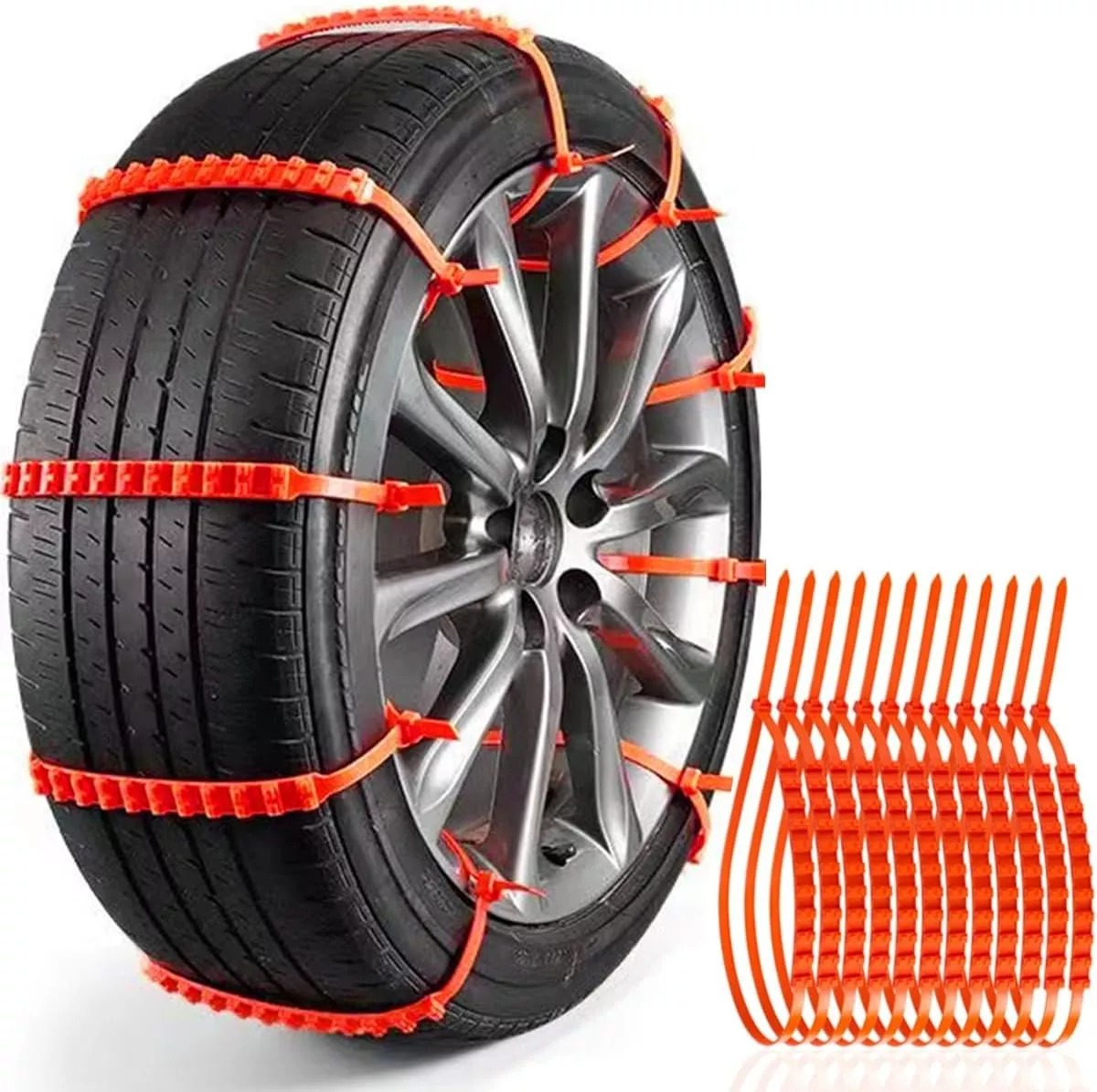 Kit Cadenas Para Nieve Antideslizante Fácil Montaje