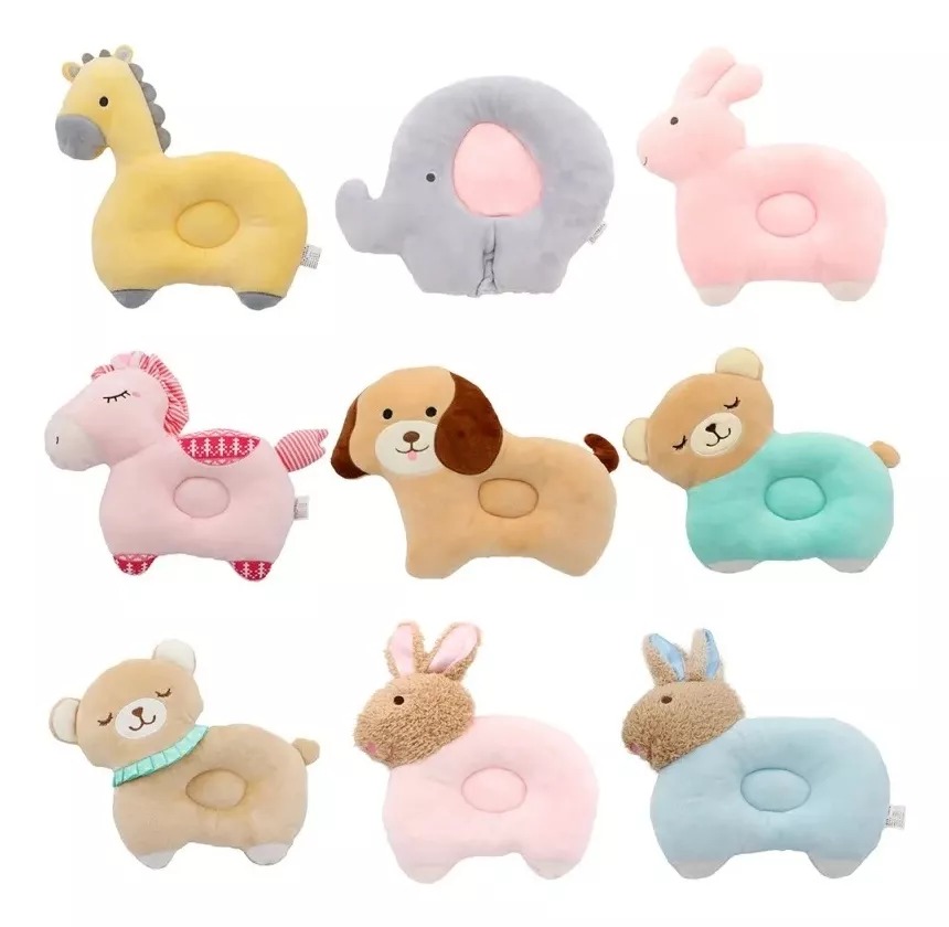 Almohada Cojín Bebe Recién Nacido Cabeza Plana Ergonómico