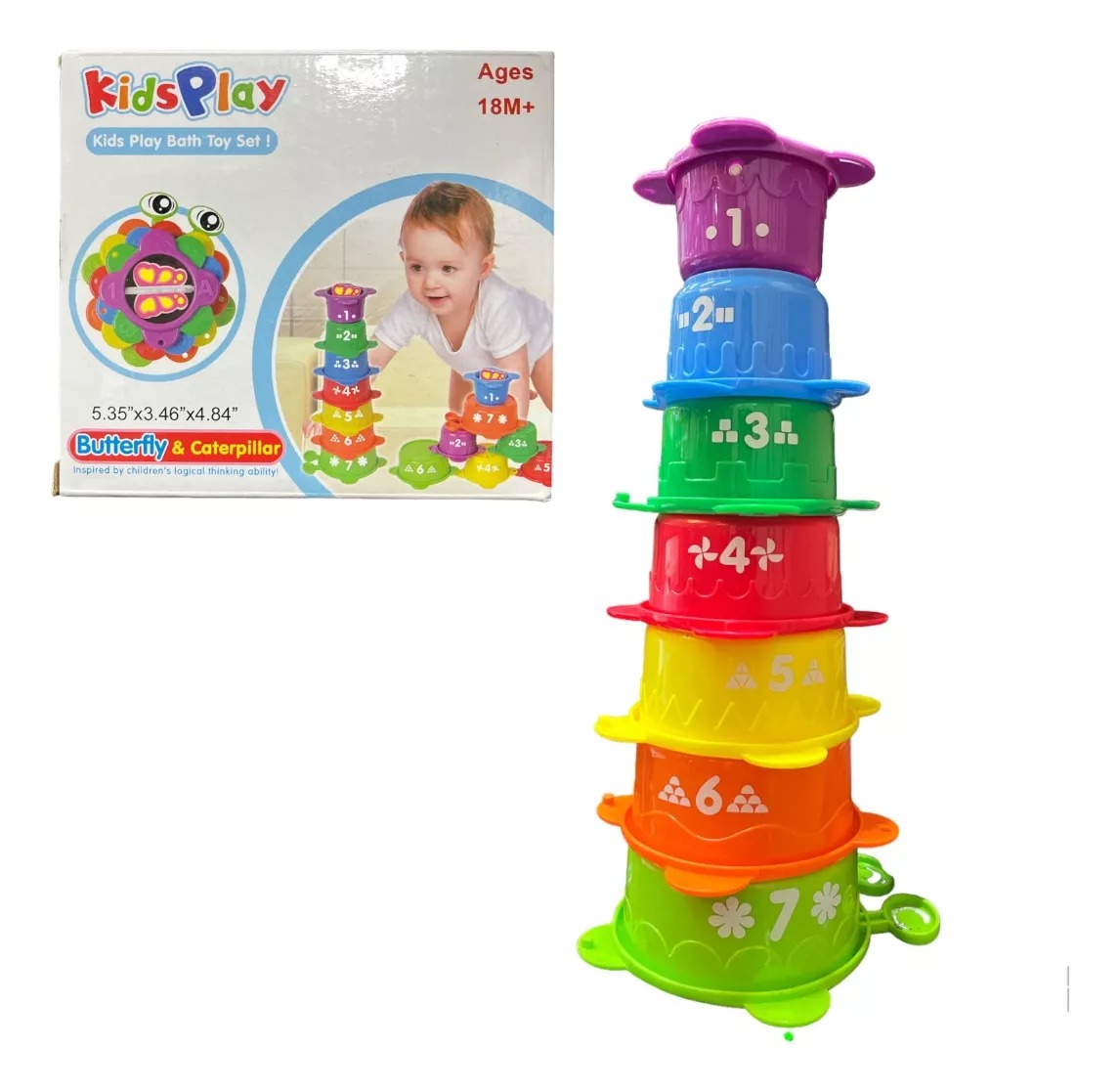 Vasos Apilables Juego Para Bebés Y Niños.
