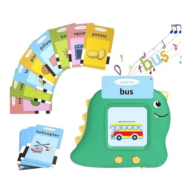 Tablero Didáctico Con 255 Tarjetas Español-inglés Para Niños