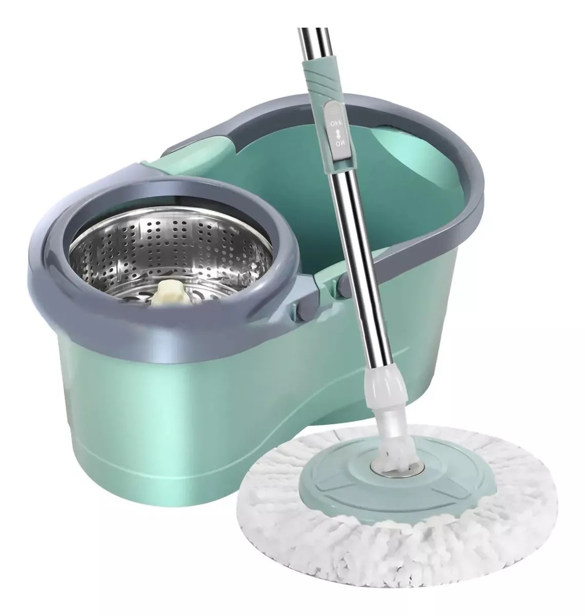 Mopa Trapeador Giratoria 360 Balde Centrifuga Y Repuesto