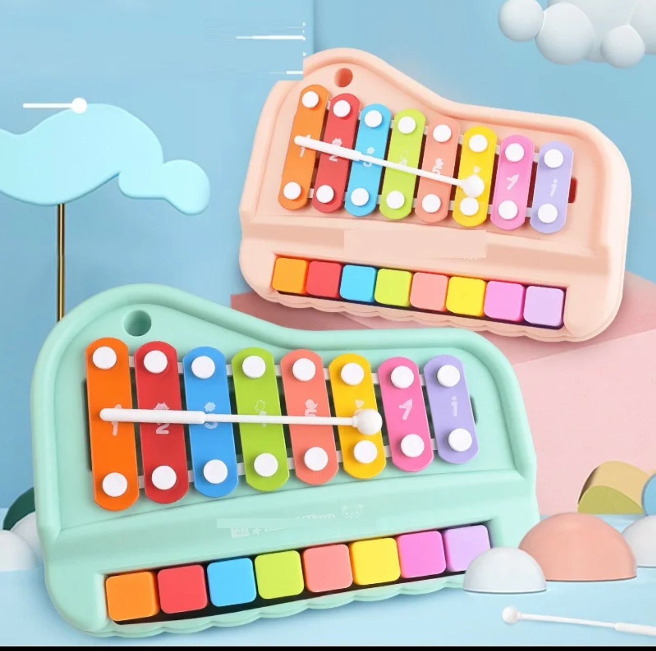 Xilófono-piano Didáctico Musical Educativos Bebé Niños