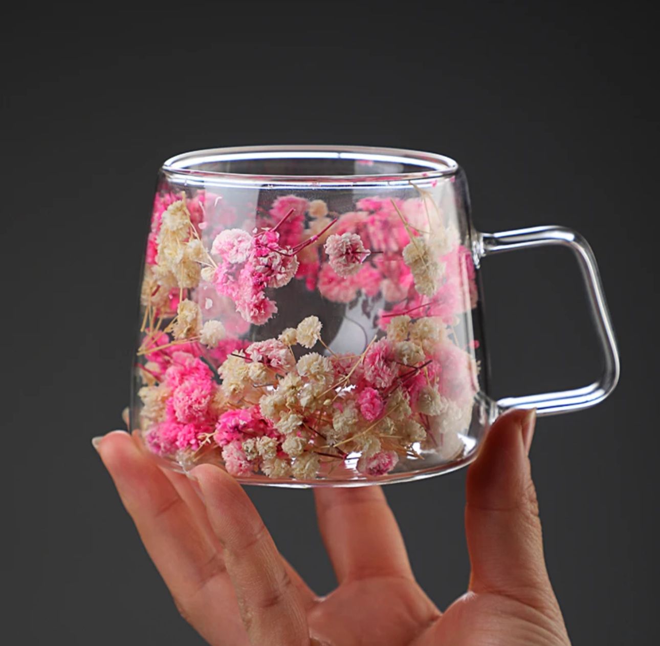 Vaso Doble Fondo Vidrio Transparente 150 Ml Cafe Agua Vino