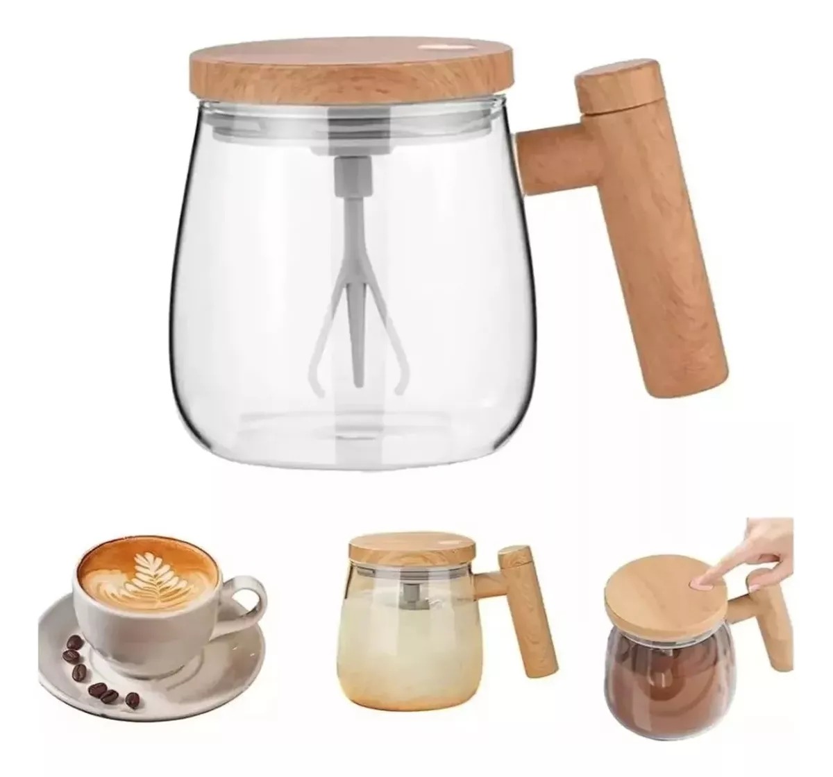 Taza Mug Eléctrico Con Mezclador Automático 400ml Té Café