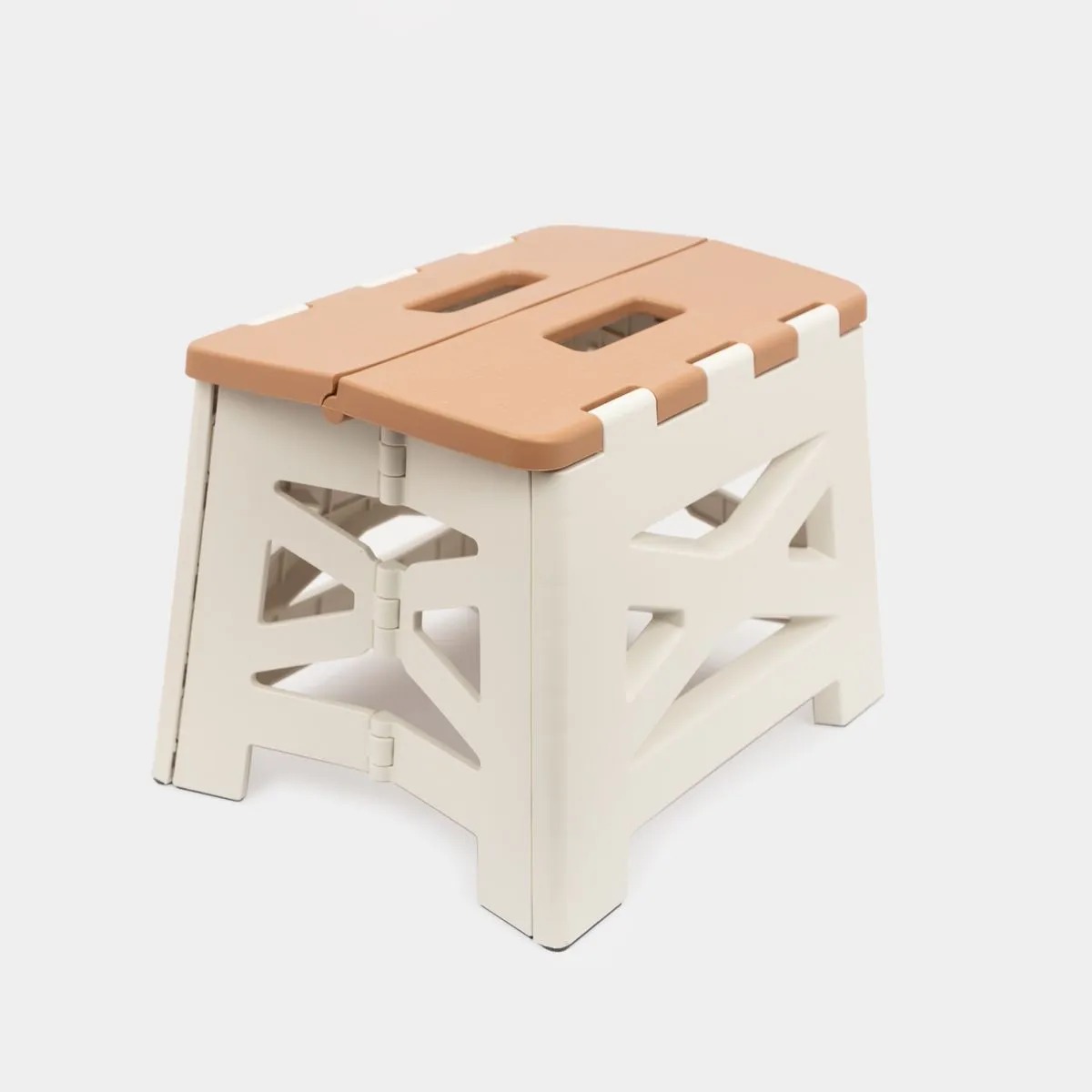Piso Plegable Roble Banco Silla Taburete Mediano