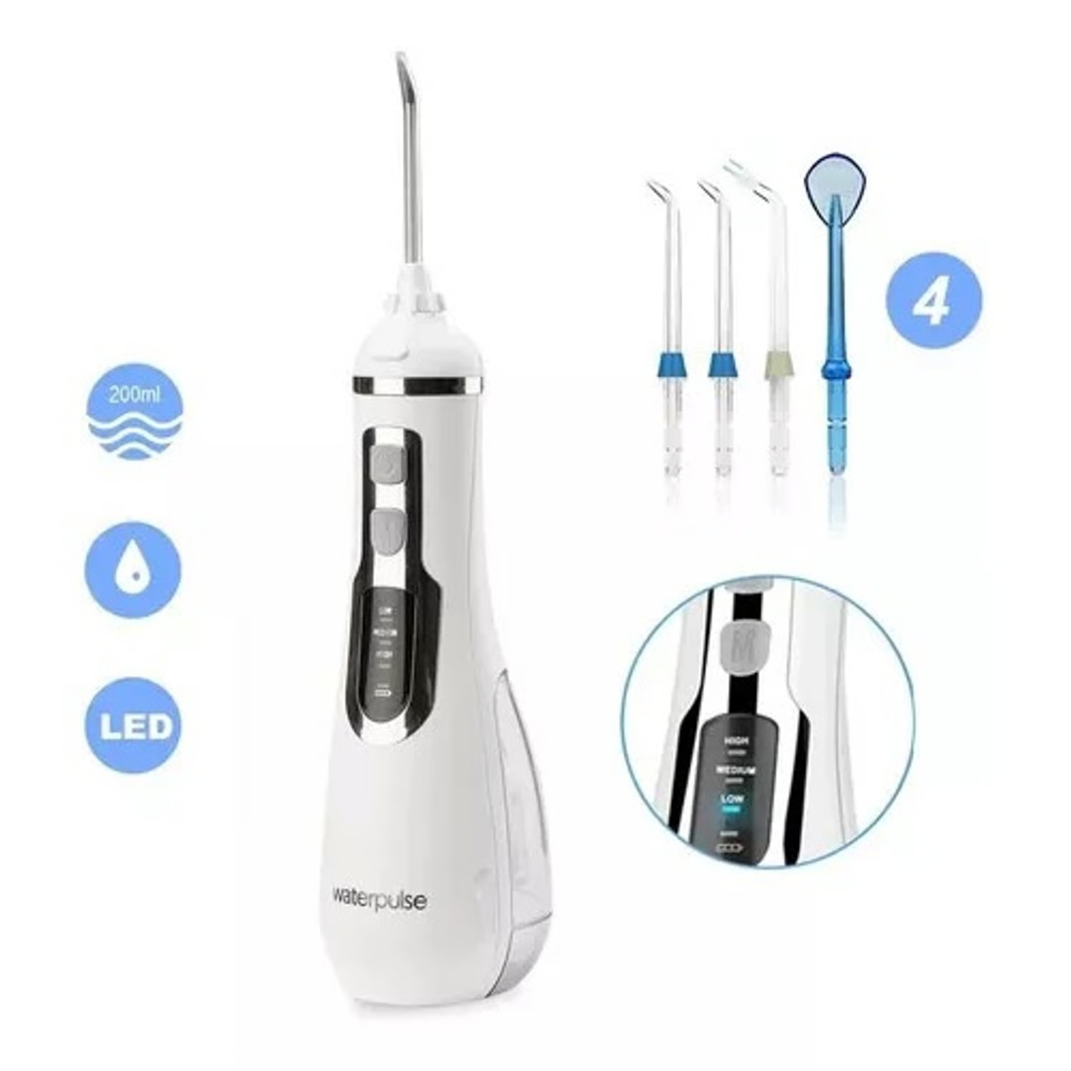 Irrigador Dental Limpieza Bucal Blanco