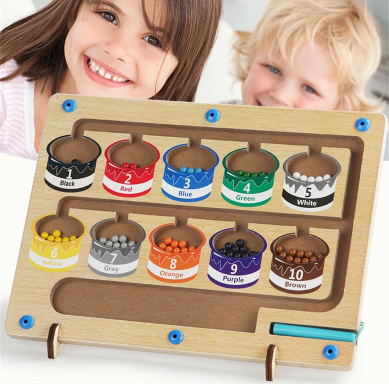 Juego Inteligencia Y Clasificación magnético laberinto  Montessori