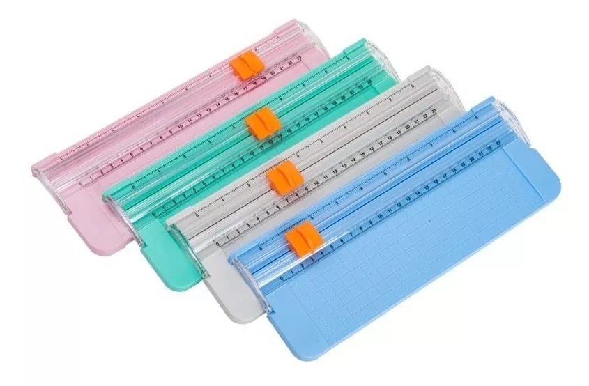 Mini Guillotina Manual Cutter Corta Papel Hojas, Foto