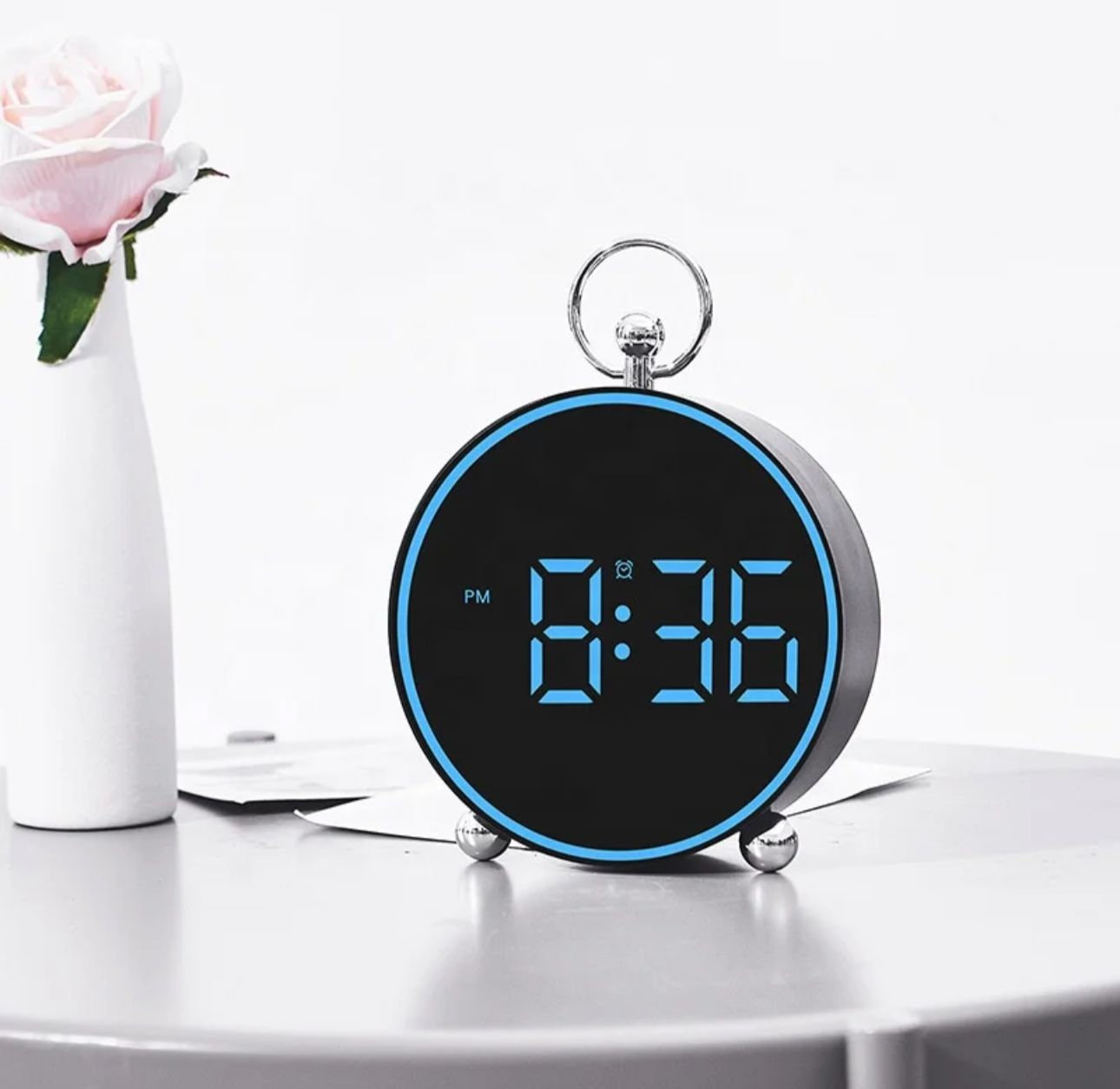 Reloj Despertador Pantalla Led Fecha Temperatura Alarma