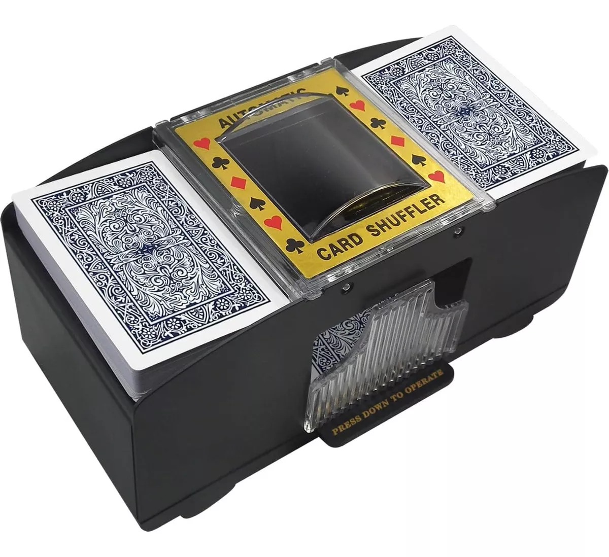 Mezclador Barajador De Cartas Poker A Pilas
