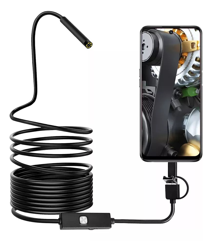 Mini Camara Endoscopica Android/win/mac Inspección 5mt Usb