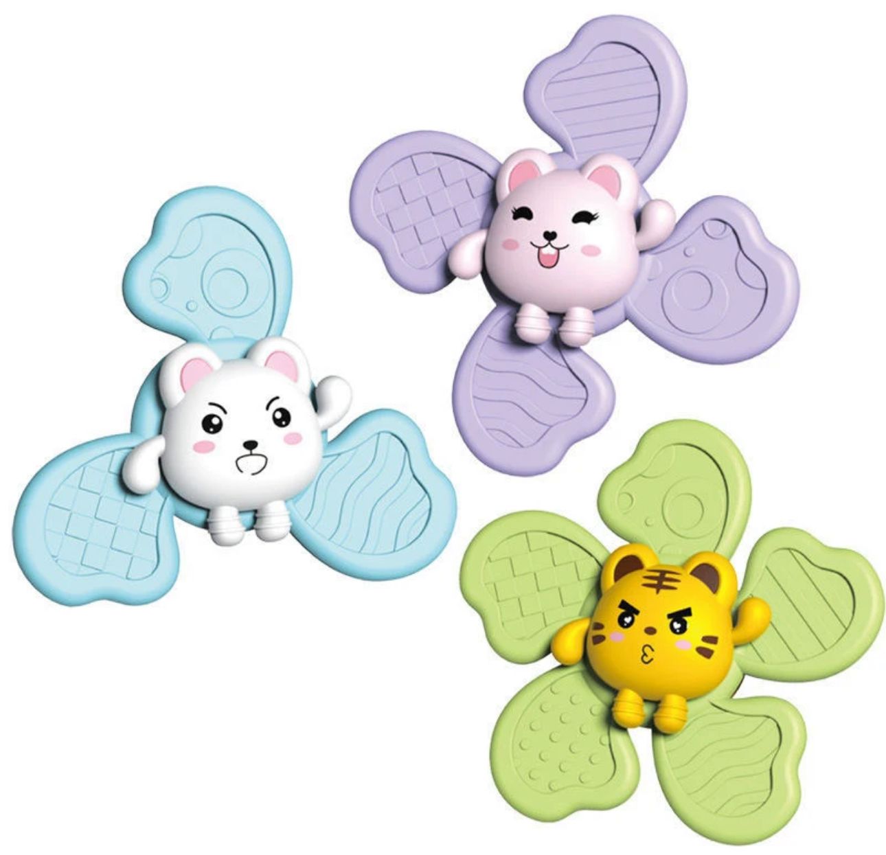 Juguetes Sensorial Giratorios Spinner Con Ventosa Para Bebé