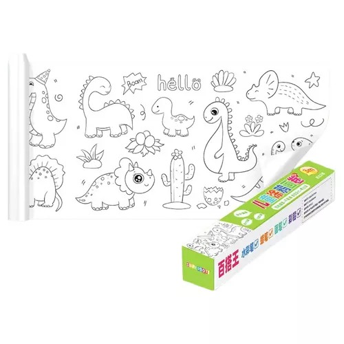 Rollo De Dibujos Para Colorear De 3 Metros Papel Para Niños
