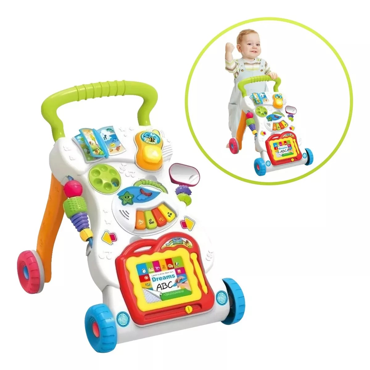Caminador Para Bebe Musical De Juguete,pasos,caminador