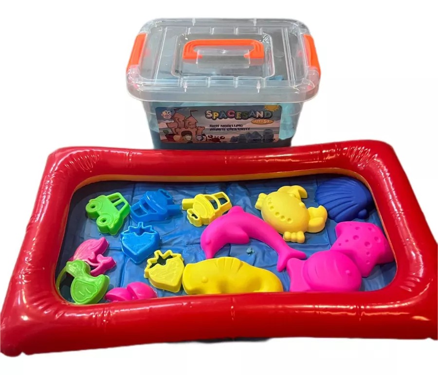 Arena Magica Kinetica 1 Kilo + Piscina y  Moldes