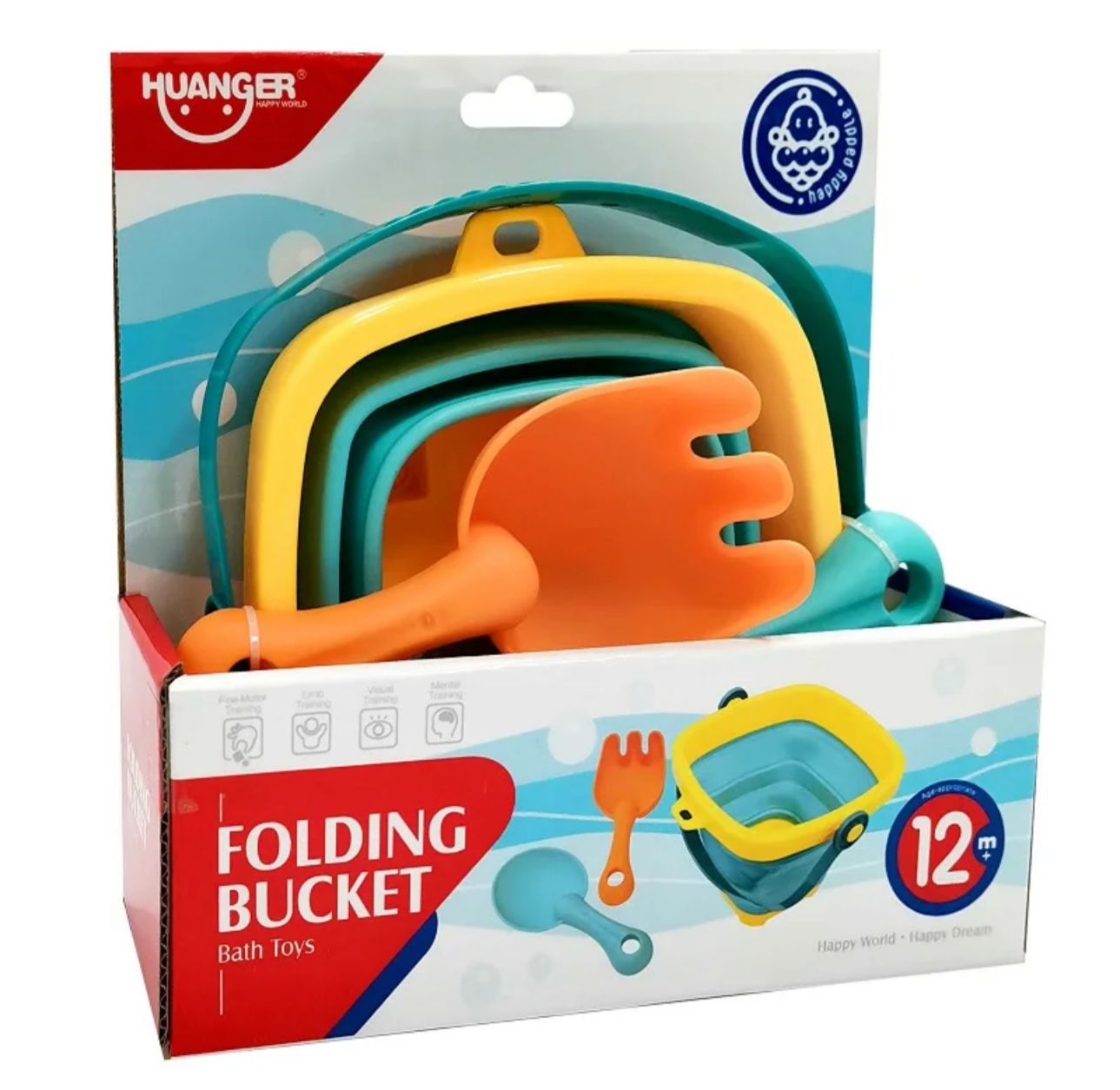 Set De Playa Juguete Arena Infantil Balde Plegable Accesorio