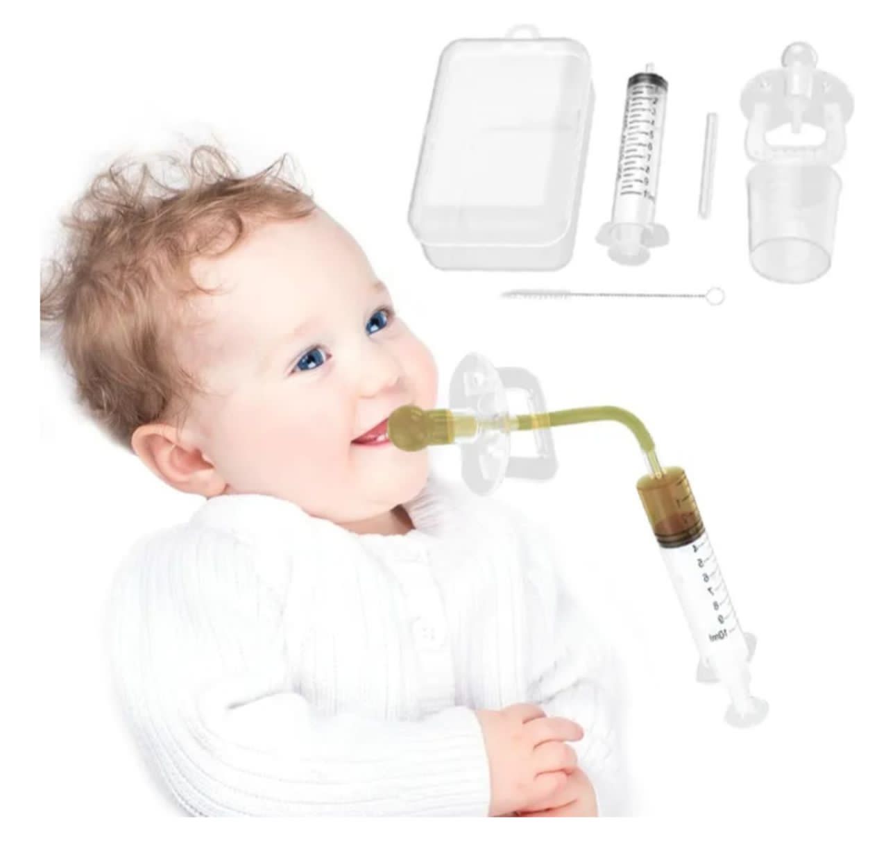 Alimentador Dispensador De Medicinas Para Bebés