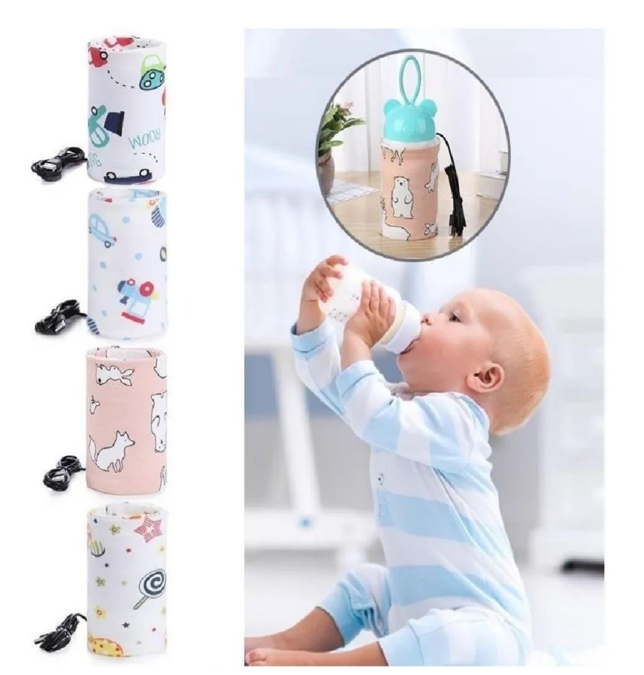 Calentador De Mamaderas Con Usb portátil