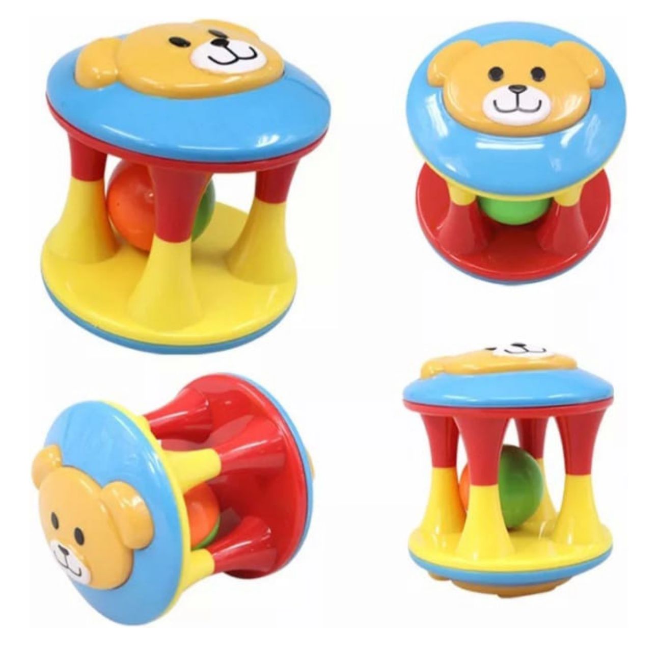 Set Pelotas Sonajero Estimulación Sensorial Del Bebé