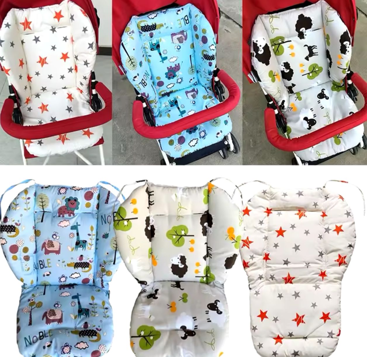 Cojines Diseño Para Coches, Auto, Sillita De Comer Acolchado