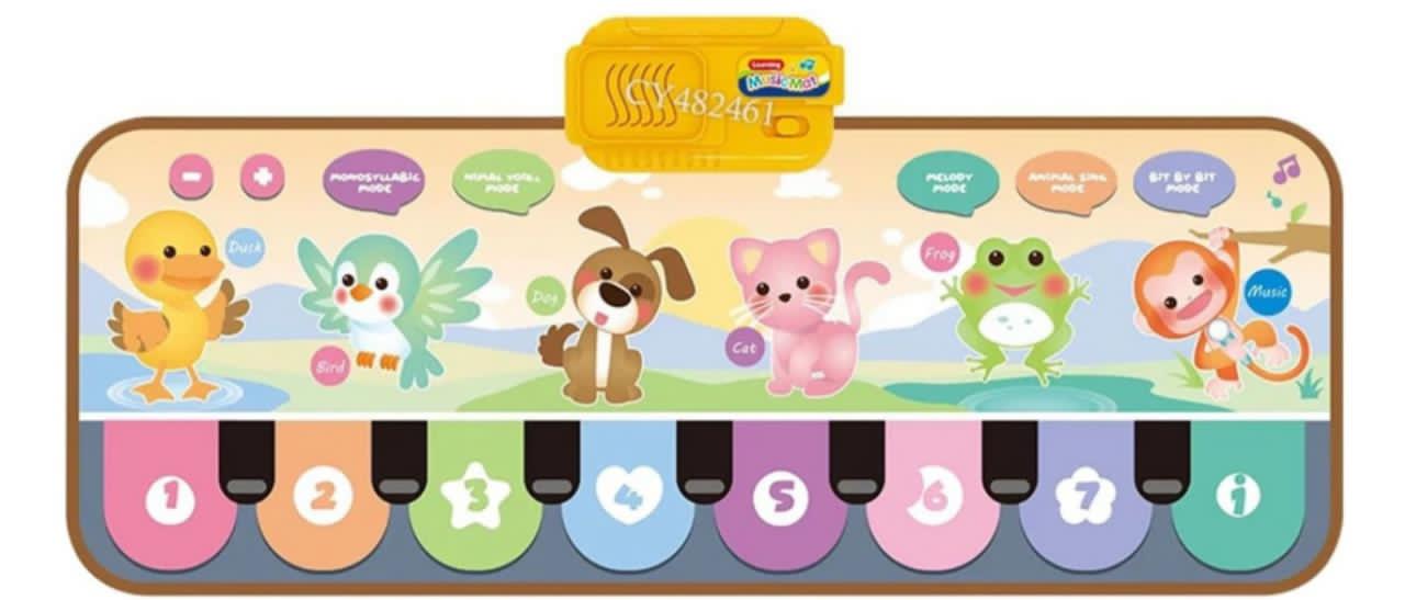 Alfombra Sensorial Tapete Baile De Piano Musical Para Niños