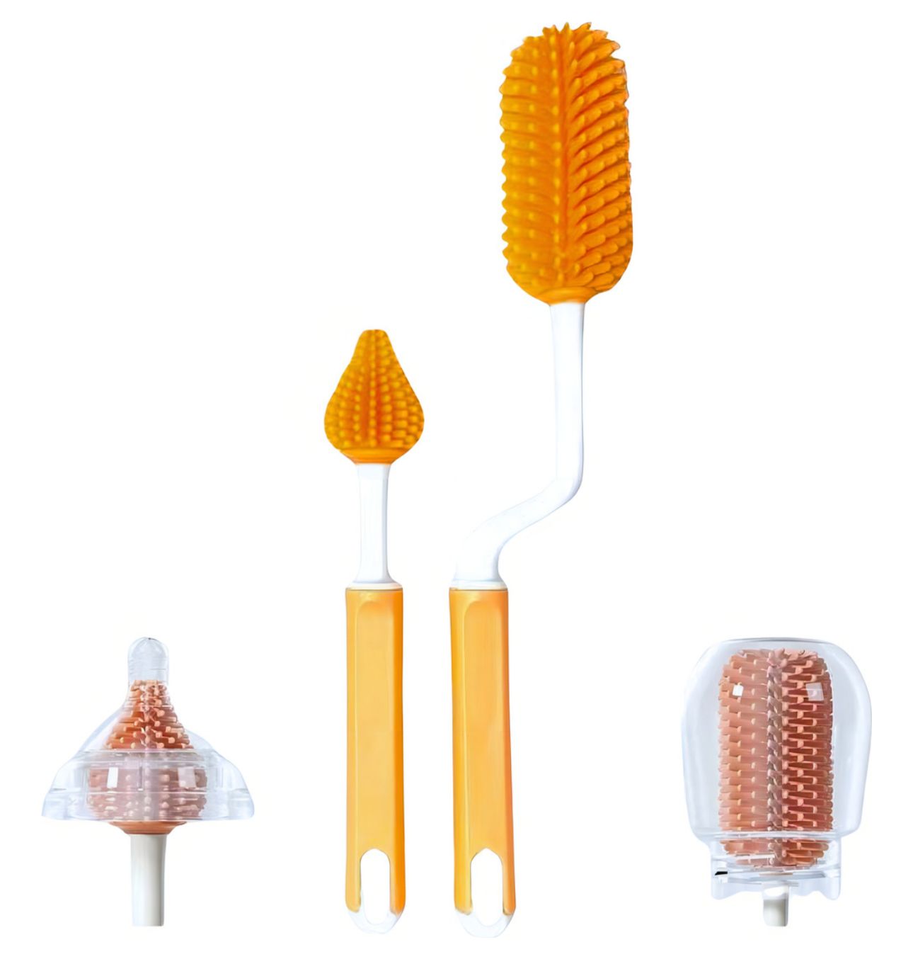 Cepillos De Silicona Limpiadores De Mamaderas Y/o Tetinas