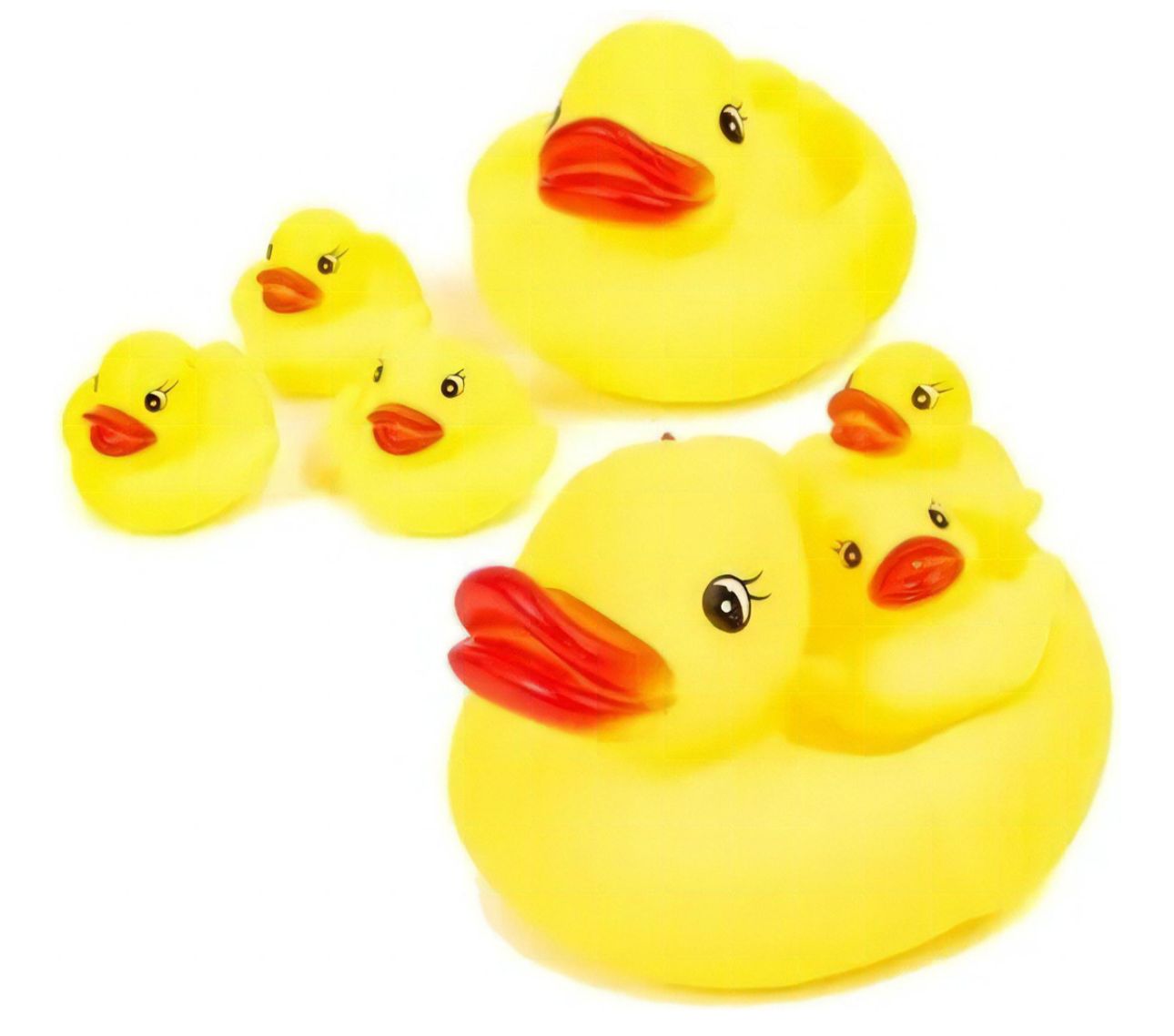 Set Patitos De Hule Para El Baño Niños (4 Unid)