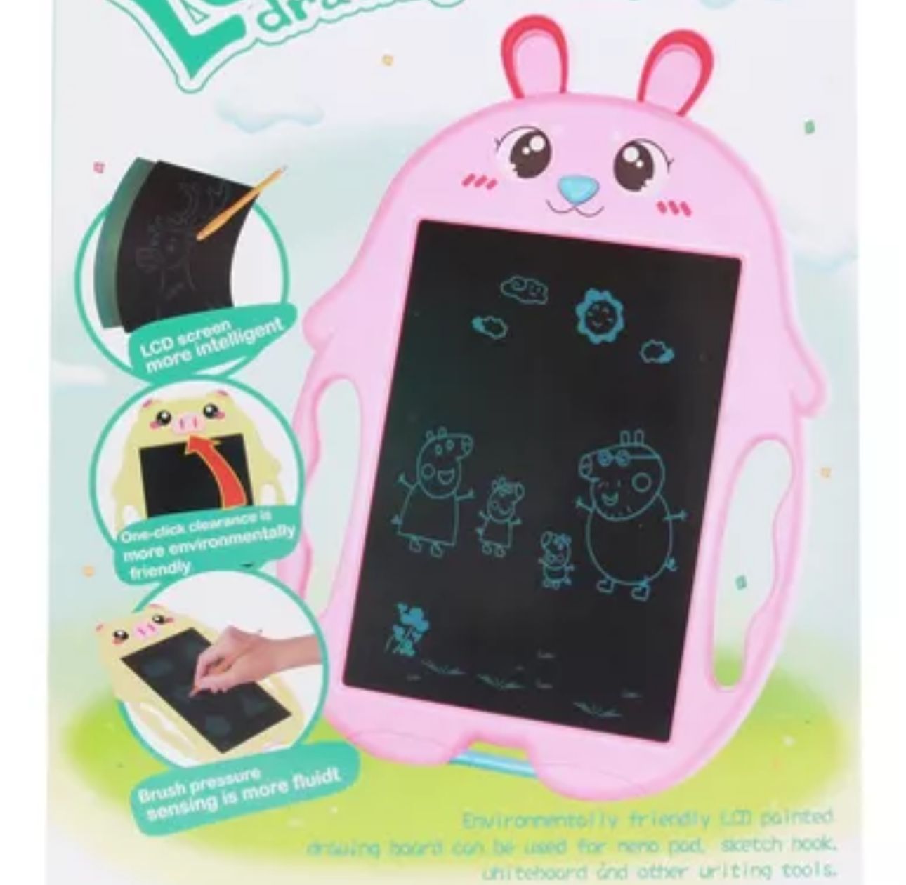 Pizarra Magica Tableta Lcd Escritura Digital Infantil Formas