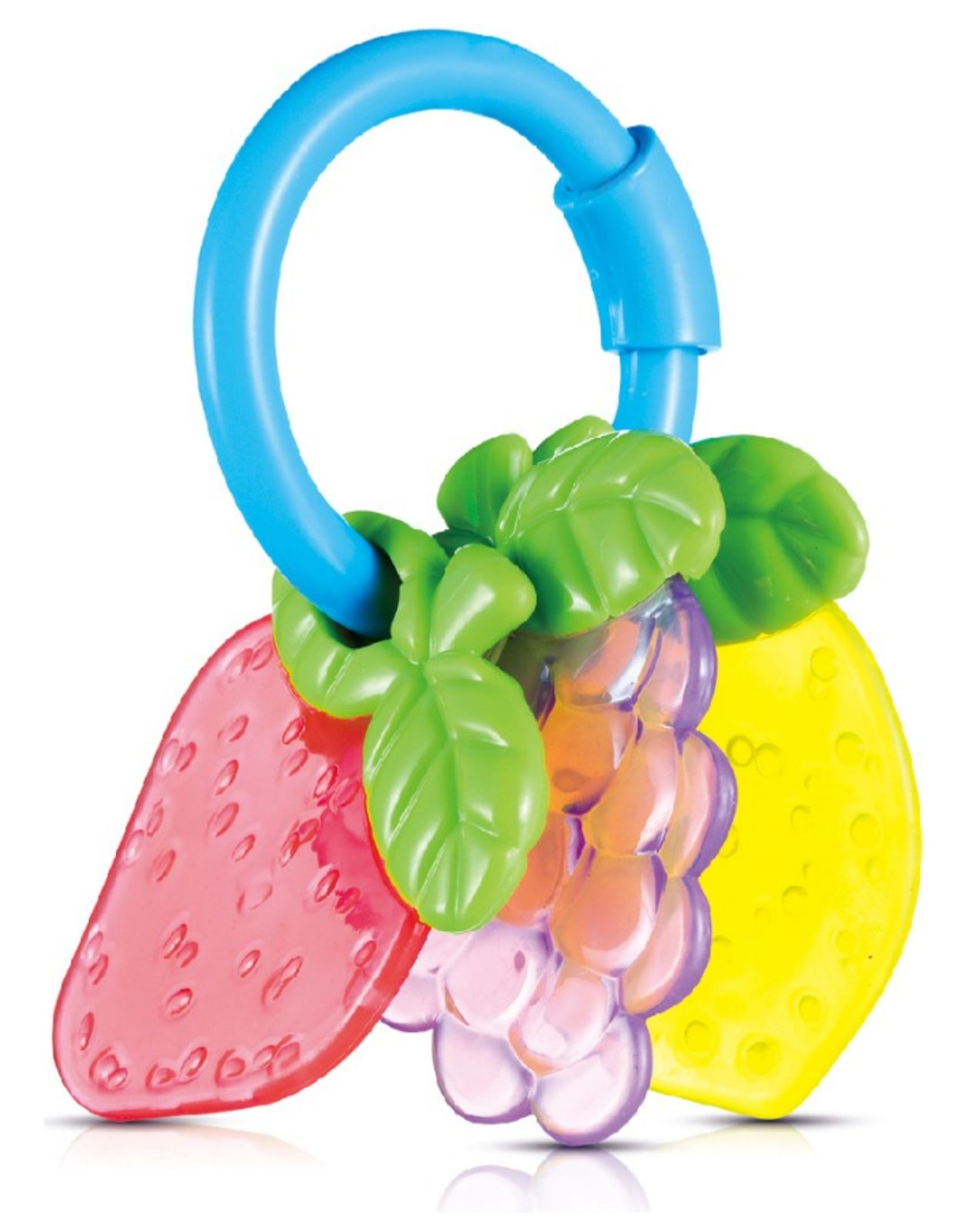 Mordedor Silicona Bebe Rasca Encias Estimulante Frutas