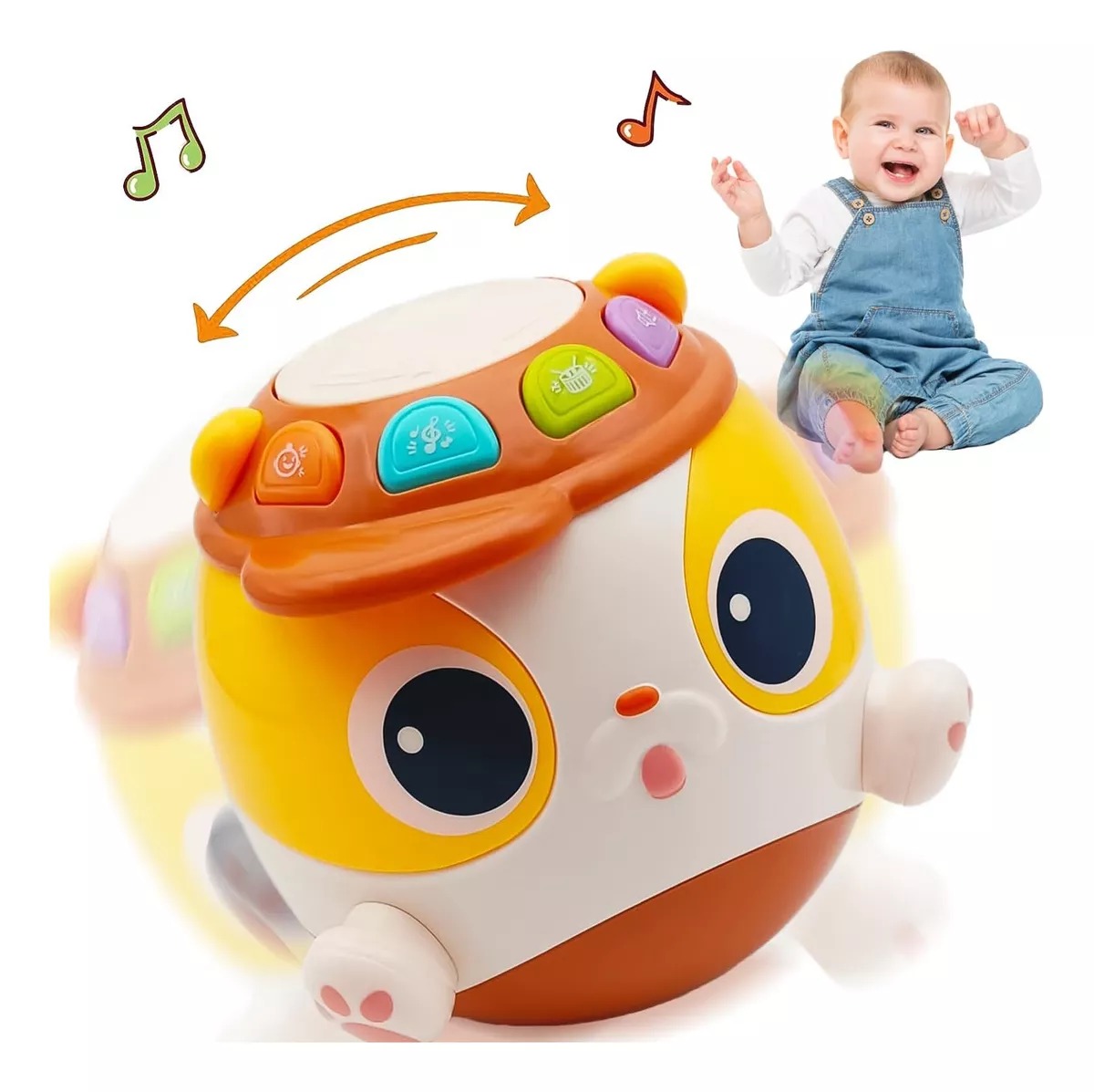 Juguete Musical Con Luces Sonidos Animales