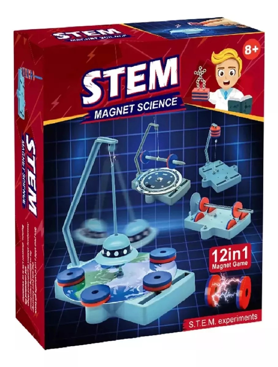 Juego Didáctico Imanes Experimento Ciencia 2 En 1 Educativo