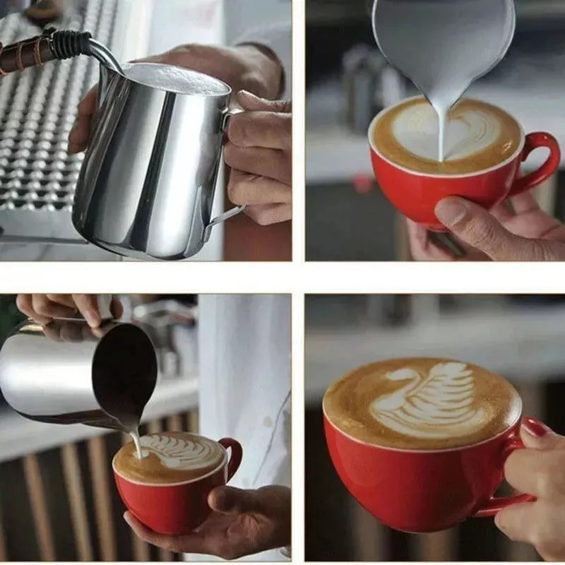 Jarra Espumadora Leche Lechero Medidor Barista