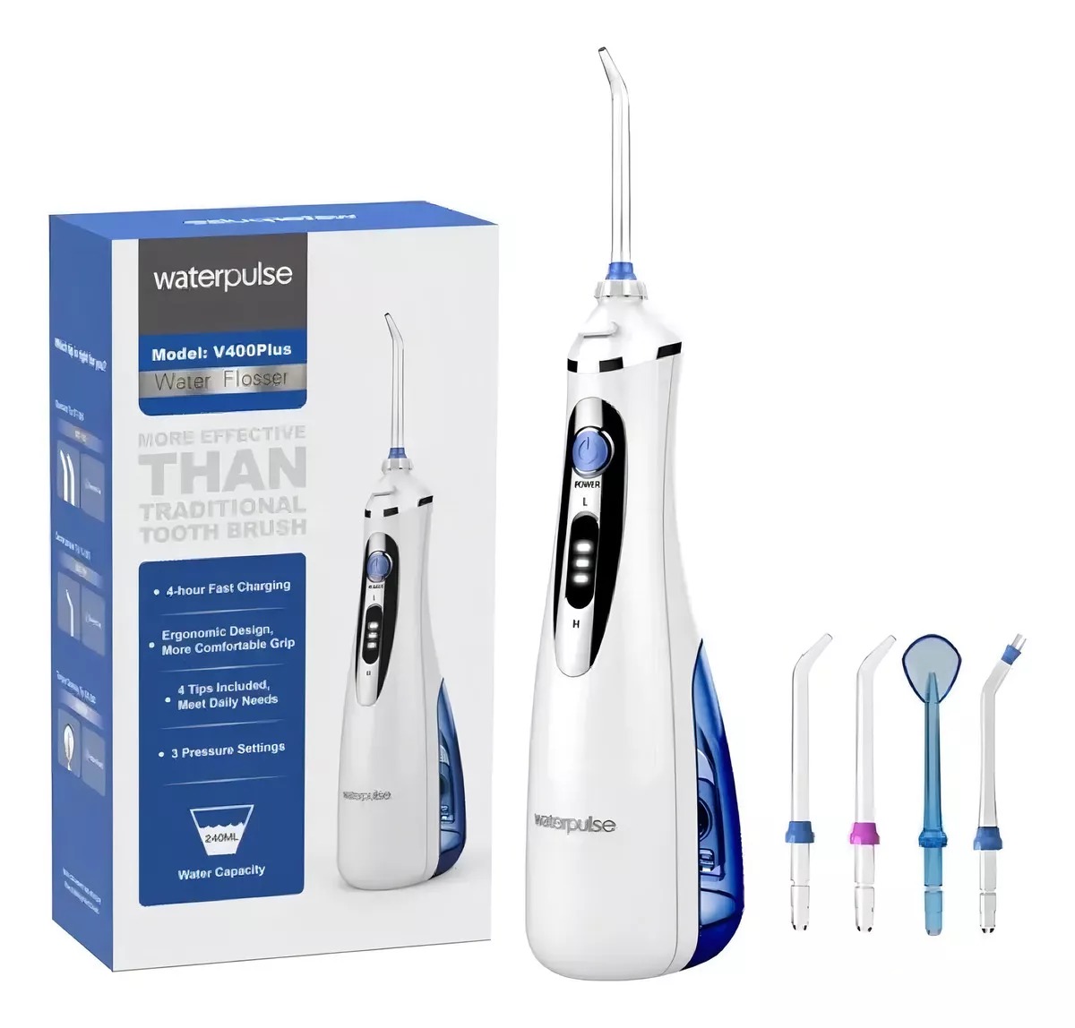 Limpiador Bucal Irrigador Waterpulse V4000plus